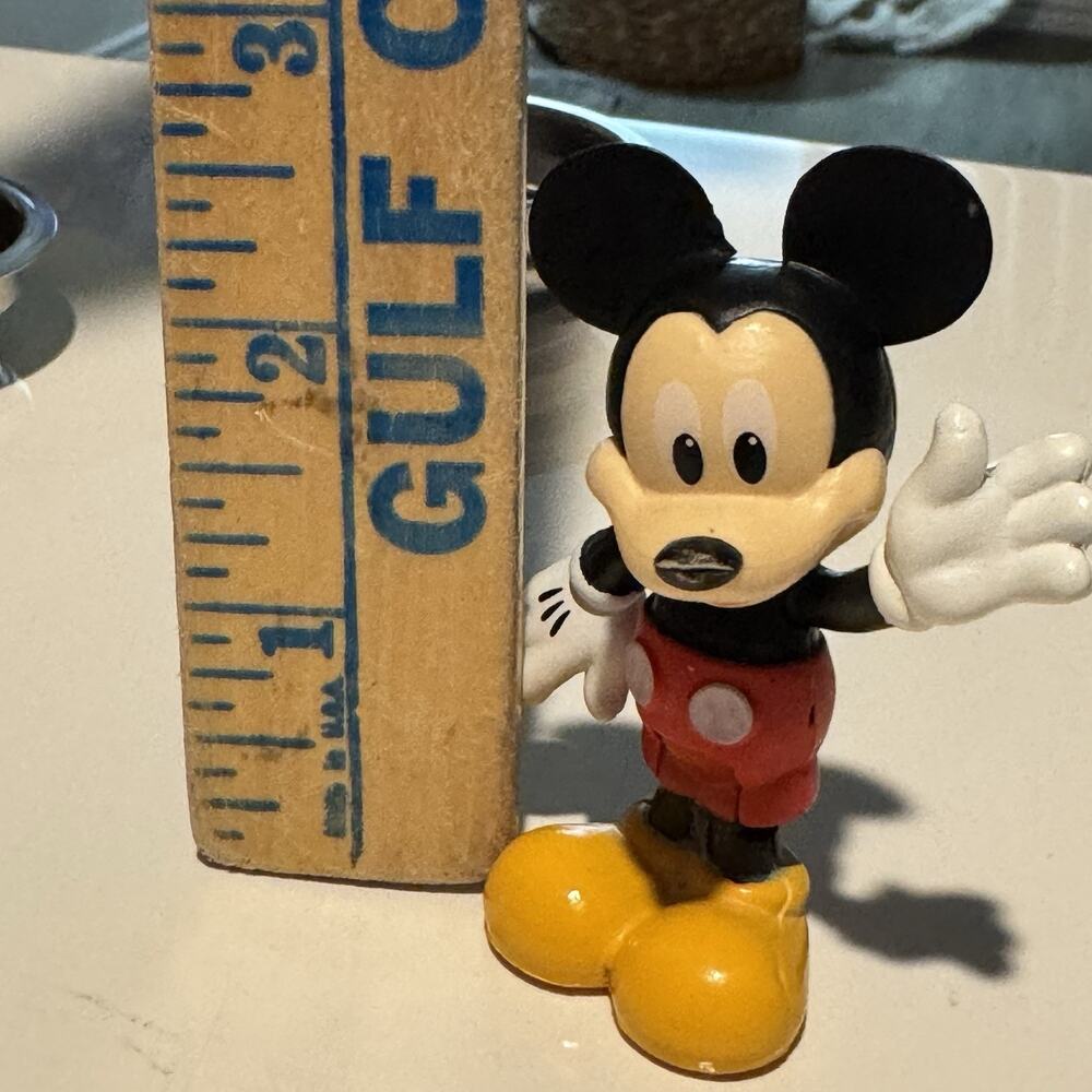 Mickey Mouse Moveable Figure Toy Cake Topper 2.75” Club House Disney Character